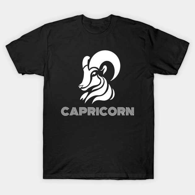 Capricorn zodiac Shirt T-Shirt by GS Digital